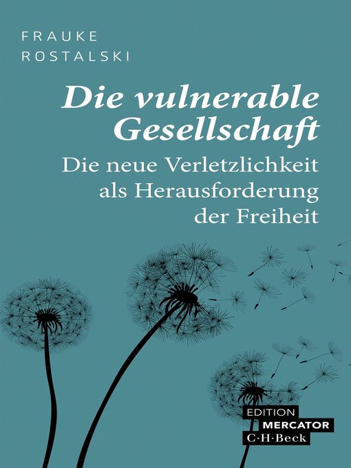 Title details for Die vulnerable Gesellschaft by Frauke Rostalski - Available